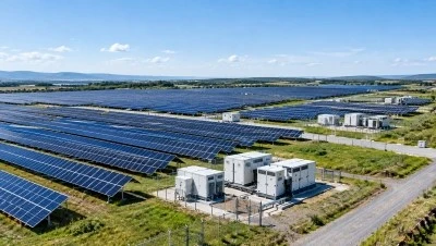 Photovoltaic power stations in the vast countryside Photovoltaic power stations in the vast countryside