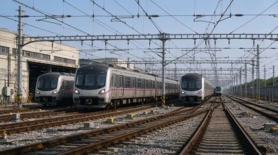 Rail Transit Depot - Toroidal chokes are used in train auxiliary power supplies and DC-DC converters; the closed magnetic circuit design reduces EMI interference Rail Transit Depot - Toroidal chokes are used in train auxiliary power supplies and DC-DC converters; the closed magnetic circuit design reduces EMI interference